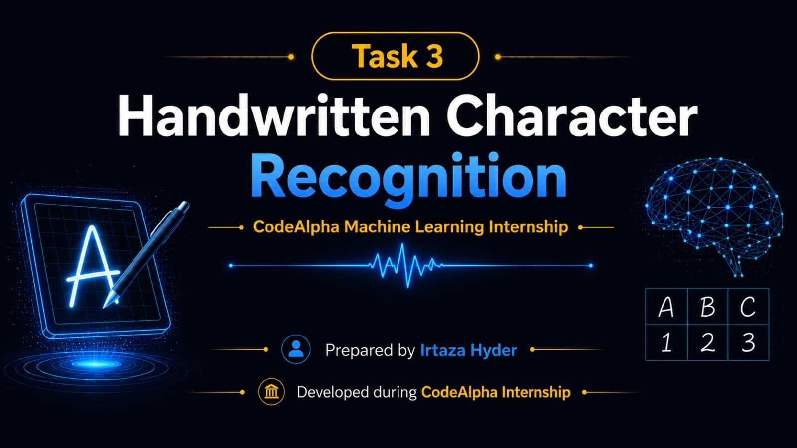 Handwritten Character Recognition app screenshot
